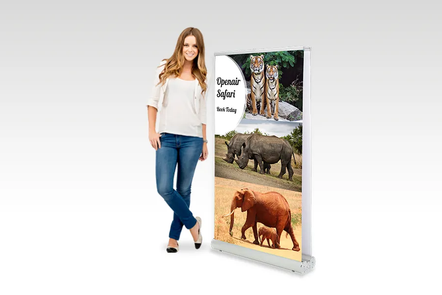 Double Sided Pull Up Banners