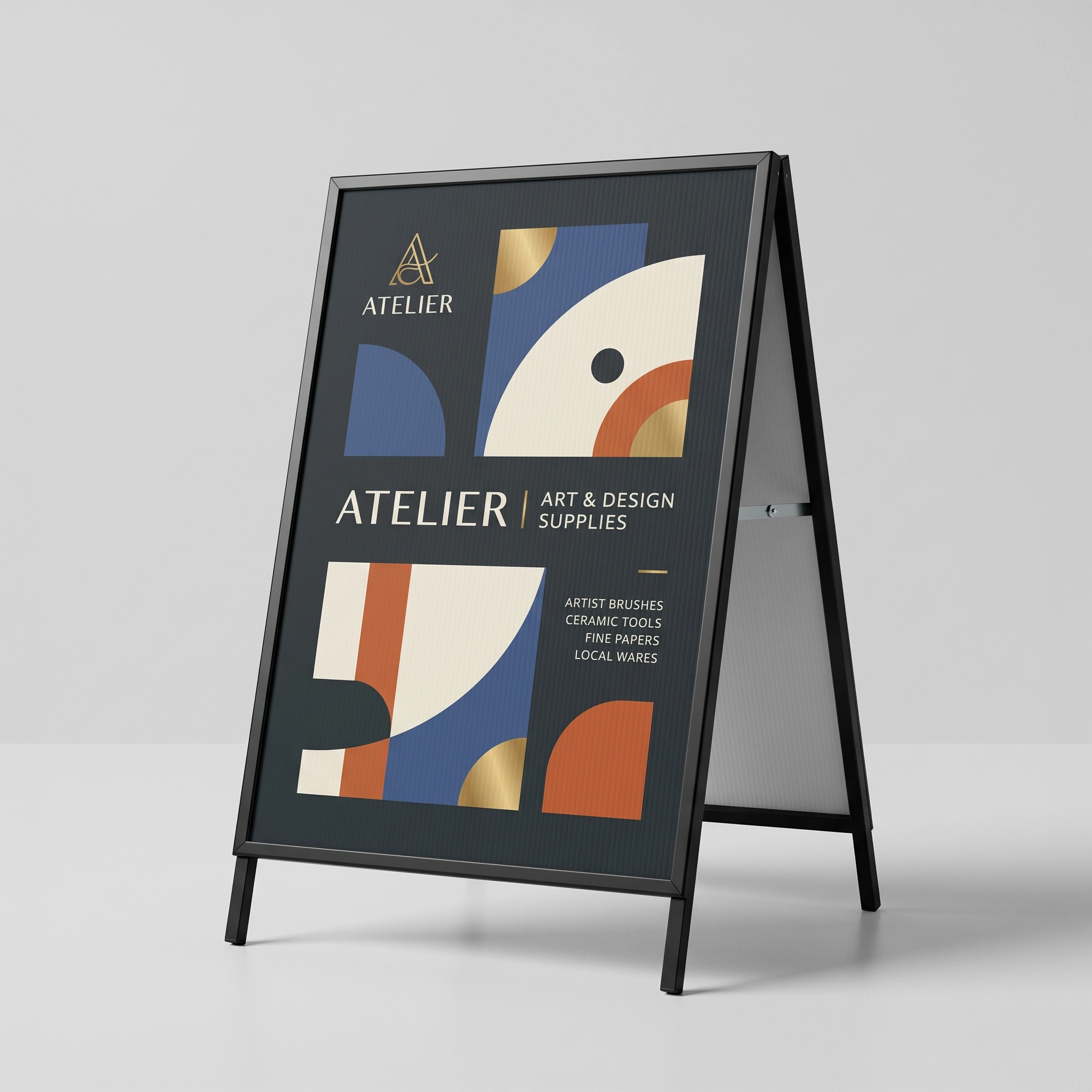 Corflute Insertable A-Frame Sandwich Boards